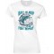 Eat Sleep Fish Repeat- Ladies Fishing T Shirt