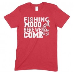 Fishing Mood Here We Come-Adult's Unisex T Shirt
