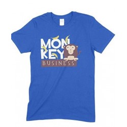Adults Monkey Business - Novelty Funny Men's Unisex T Shirt 