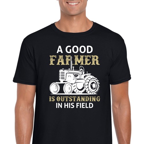 Funny Tees : A Good Farmer Is Outstanding In His Field Unisex ...