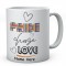 Pride Love Personalised Ceramic Mug