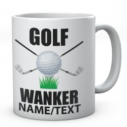 Golf Wanker Personalised Ceramic Mug