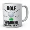 Golf Wanker Personalised Ceramic Mug