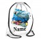 Personalised Dolphins Selfie Gym Bag