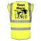 Printed Personalised Kids Tool Design Hi vis vest/waistcoat Printed safety high visibility vests or jackets with your text printed vests