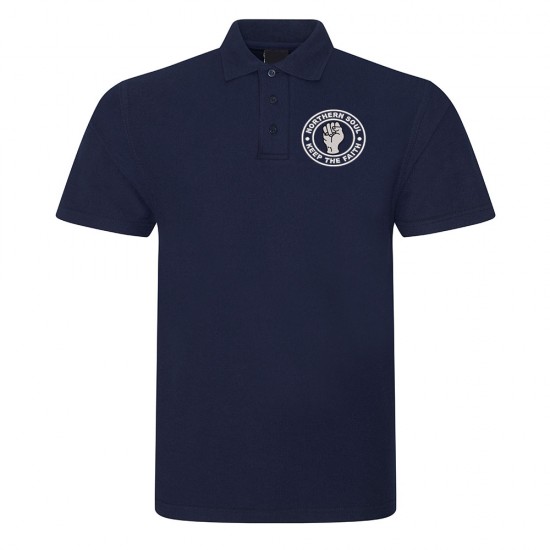 Northern Soul Embroidered Polo Shirt