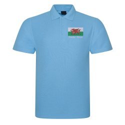 Welsh Flag Polo Shirt