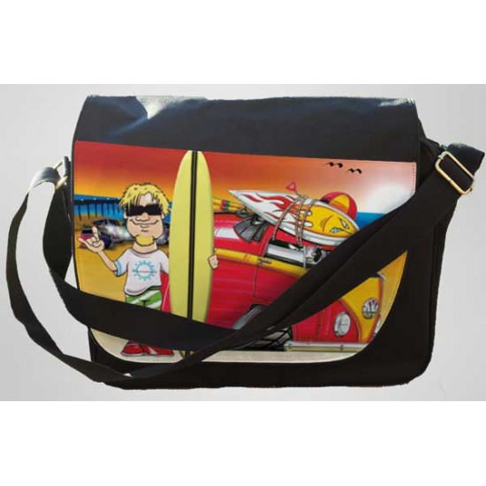 Koolart Camper Van Personalised (2117)Messenger Bag