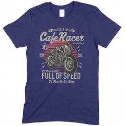 Motorcycle Custom Cafe Racer Full of Speed Go Fast Or Go Home -Child's T Shirt Boy-Girl 