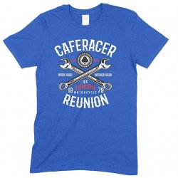  Caferacer Reunion Motorcycle London UK- Men's Unisex T Shirt 