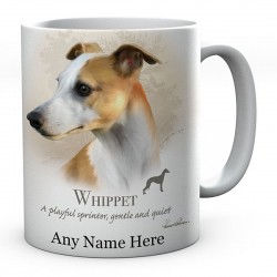 Personalised Whippet Dog Mug