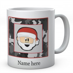 Christmas Santa Square Personalised Ceramic Mug