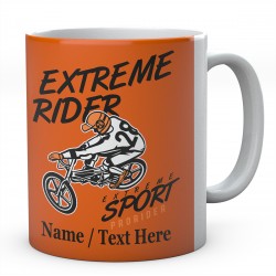 Extreme Rider Extreme Sport BMX-Personalised Mug