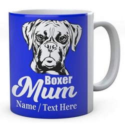 Boxer Dog Mum - Personalised Name Mug