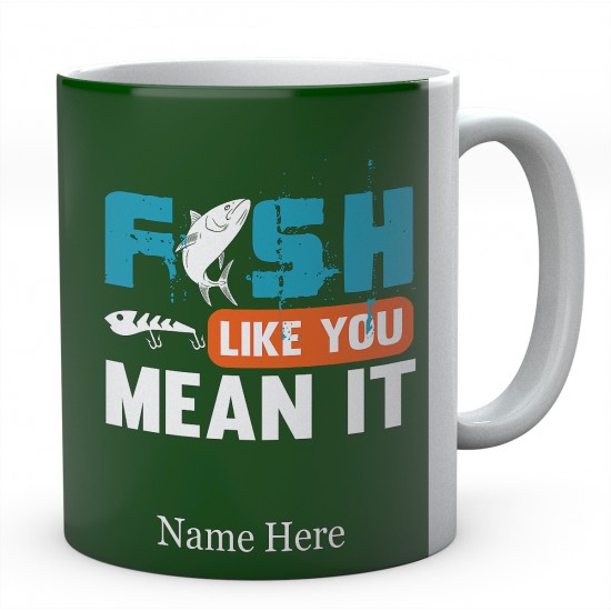 All It Takes To Make Me Happy Is Fishing-Personalised Mug