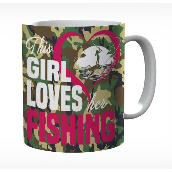 This Girl Loves Her Fishing Mug