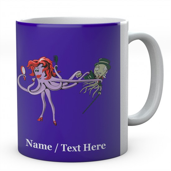 Mr & Mrs Octopus - Squid Mug Personalised 