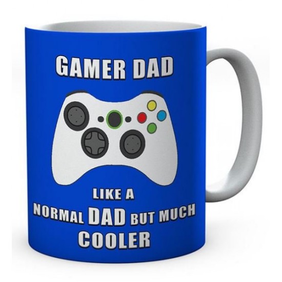 Gamer Dad Like A Normal Dad But Much Cooler Ceramic Mug 