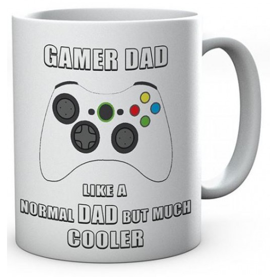 Gamer Dad Like A Normal Dad But Much Cooler Ceramic Mug 