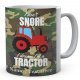  I Don't Snore I Dream I'm A Red Tractor, Personalised Ceramic Mug 