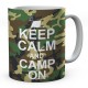 Keep Calm And Camp On Ceramic Mug