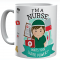 Personalised I'm A Nurse What's Your Superpower? Printed Ceramic Mug,Tea / Coffee Gift