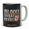 Personalised Blood Sweat And Beers England Rugby Mug