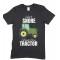  I Don't Snore, I Dream I'm Green A Tractor Funny Unisex Children's Printed T Shirt Boy/Girl 