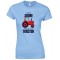  I Don't Snore I Dream I'm A Red Tractor Funny Ladies T Shirt 