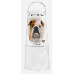 Personalised Bulldog Dog Apron