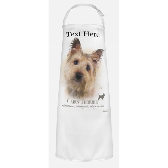 Personalised Cairn Terrier Dog Apron