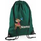 Embroidered Personalised Baby Deer Gym Bag