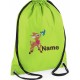 Embroidered Personalised Baby Deer Gym Bag