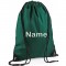 Personalised embroidered Any Name Drawstring Gym Bags