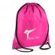 Personalised Embroidered Karate Drawstring Gym Bag.