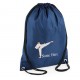 Personalised Embroidered Karate Drawstring Gym Bag.