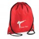 Personalised Embroidered Karate Drawstring Gym Bag.