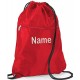 Personalised embroidered Premium Any Name Drawstring Gym Bags