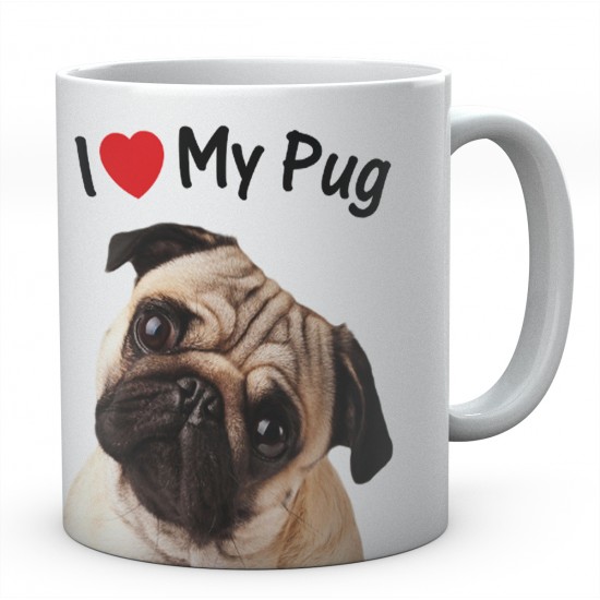 I Heart My Pug Mug