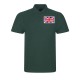 Embroidered Union Jack onto Unisex Polo Shirt