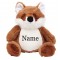 Mumbles Fox Soft Toy-Embroidered With Personalised Name 