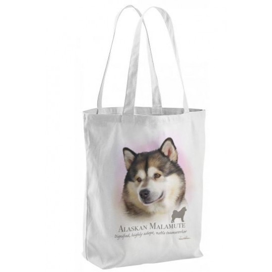 Alaskan Malamute Dog Tote Shopping Bag Series