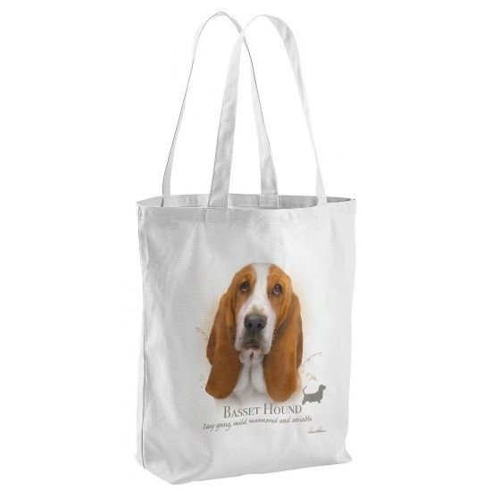 Basset Hound Dog Tote Shopping Bag