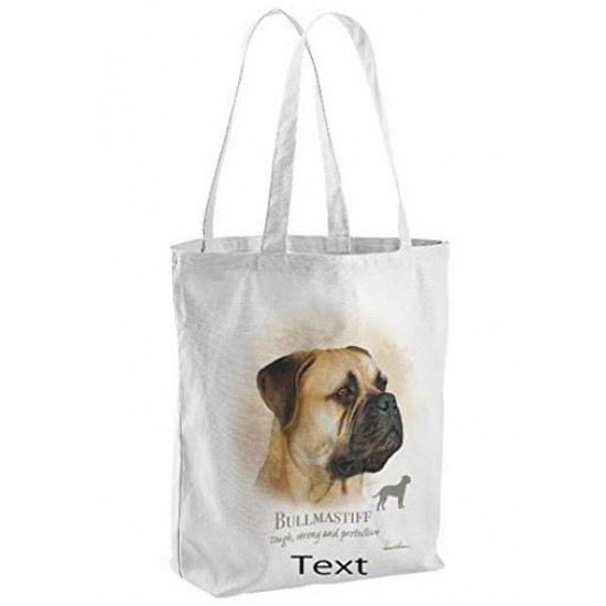  Bullmastiff Dog Tote Shopping Bag 