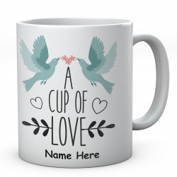 A Cup Of Love Personalised Ceramic Mug