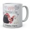 Happy Valentine's Day Cat Personalised Ceramic Mug