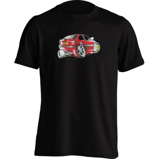 Koolart BMW Compact Red -1200- Adults Unisex T Shirt