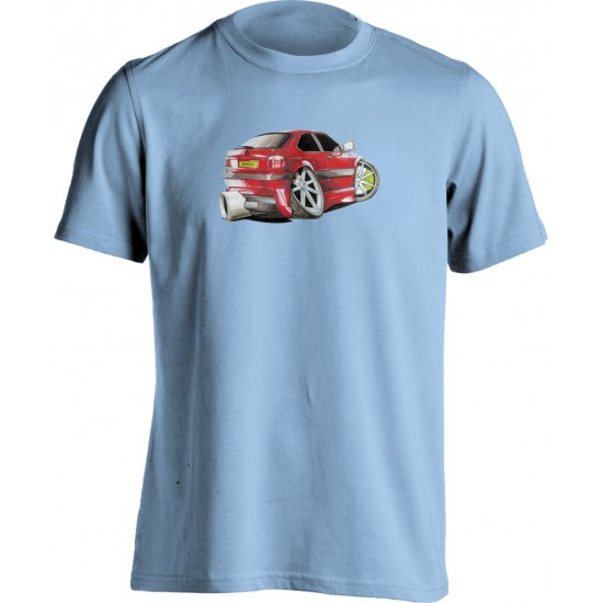 Koolart BMW Compact Red -1200- Adults Unisex T Shirt