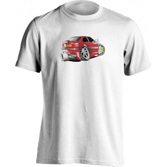 Koolart BMW Compact Red -1200- Adults Unisex T Shirt