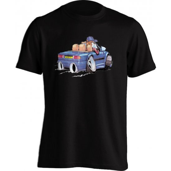 Koolart BMW 325I Blue- 1514-Child's Kartoons Motor Vehicle T Shirt